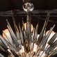IQ8424 STUNNING SMOKED GREY SPIKED STARBURST CHANDELIER