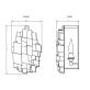 IQ8431 MONROE SCONCE