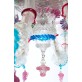 IQ8480 PINK GRAPES CHANDELIER