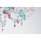 IQ8480 PINK GRAPES CHANDELIER