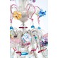 IQ8480 PINK GRAPES CHANDELIER