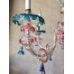 IQ8481 COLORFUL MURANO CHANDELIER