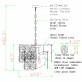  IQ8266 VALERE GLASS CHANDELIER