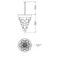 IQ8369 VENEZIA PENDANT
